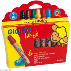 12 crayons pour enfants Giotto