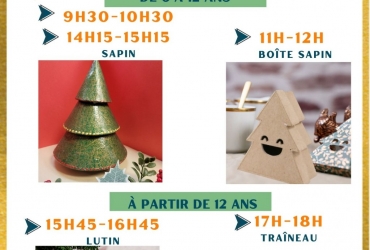 07/12 Atelier "DECOPATCH": Repartez avec des décorations uniques !