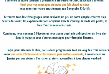 25/01: Merci pour tout