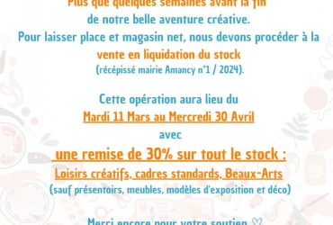 -30 Sur tout le magasin !